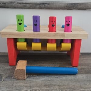 Colorful Wooden Hammer Toy